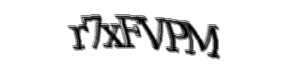 Security check image, please type the characters shown